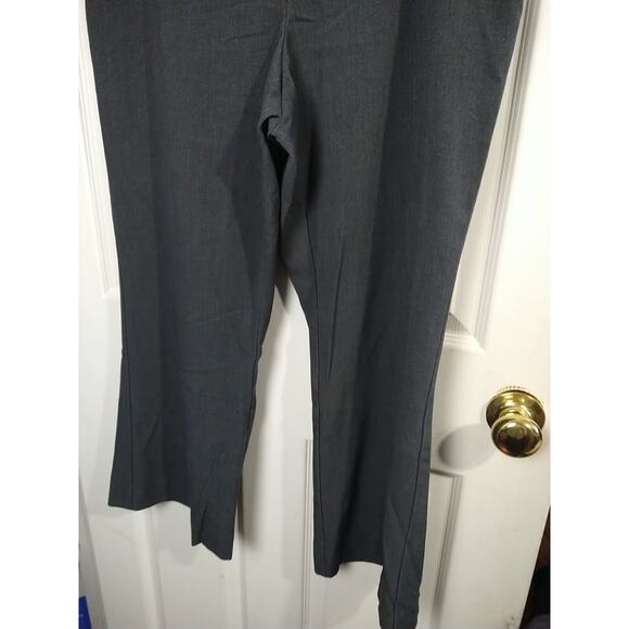 $ Covington Woman 14S Grey Trouser Pants Casual Office Business Boot Cut - Picture 3 of 10